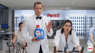 Persil 2in1 Odor Fighter: Work Up A Sweat. Wash It Away.