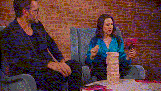 Game On!! JENGA Battle w/ Peter Hermann & Miriam Shor